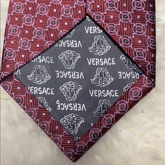 Versace red tie - Picture 4 of 4